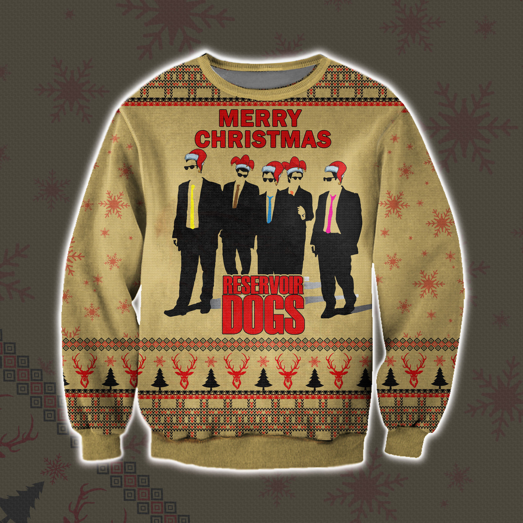 Reservoir Dogs Xmas Ugly Christmas Sweater