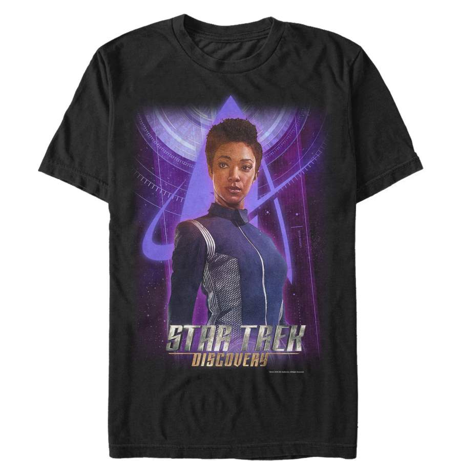 Star Trek Men’s Discovery Burnham View  T Shirt