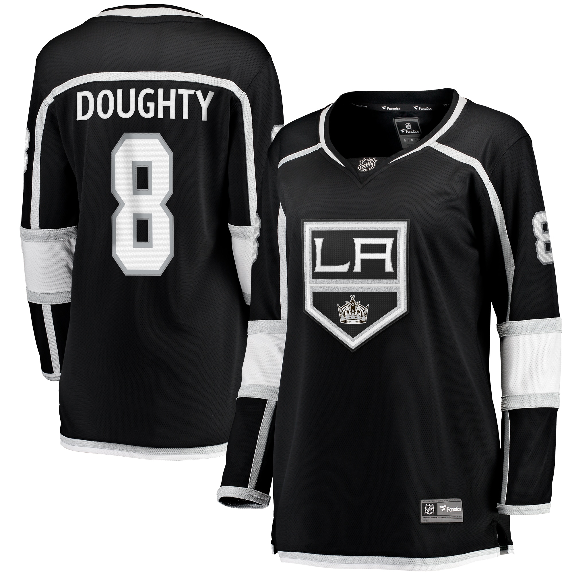 Drew Doughty Los Angeles Kings Branded Women's Home Breakaway Player Jersey – Black