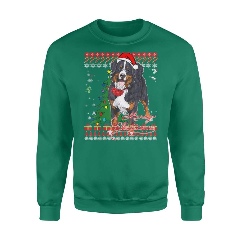 Bernese Mountain Dog Ugly Christmas Sweater Sweatshirt