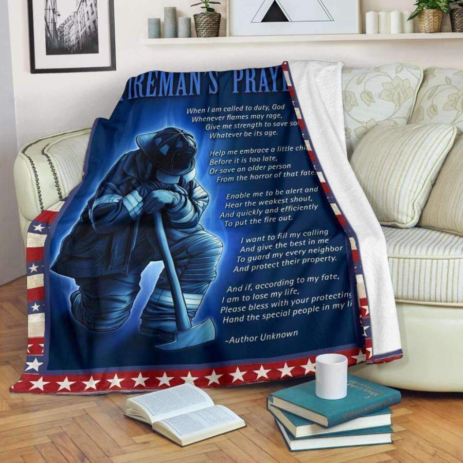 I Want To Fill My Calling Gift For Fireman’s Prayer  Blanket