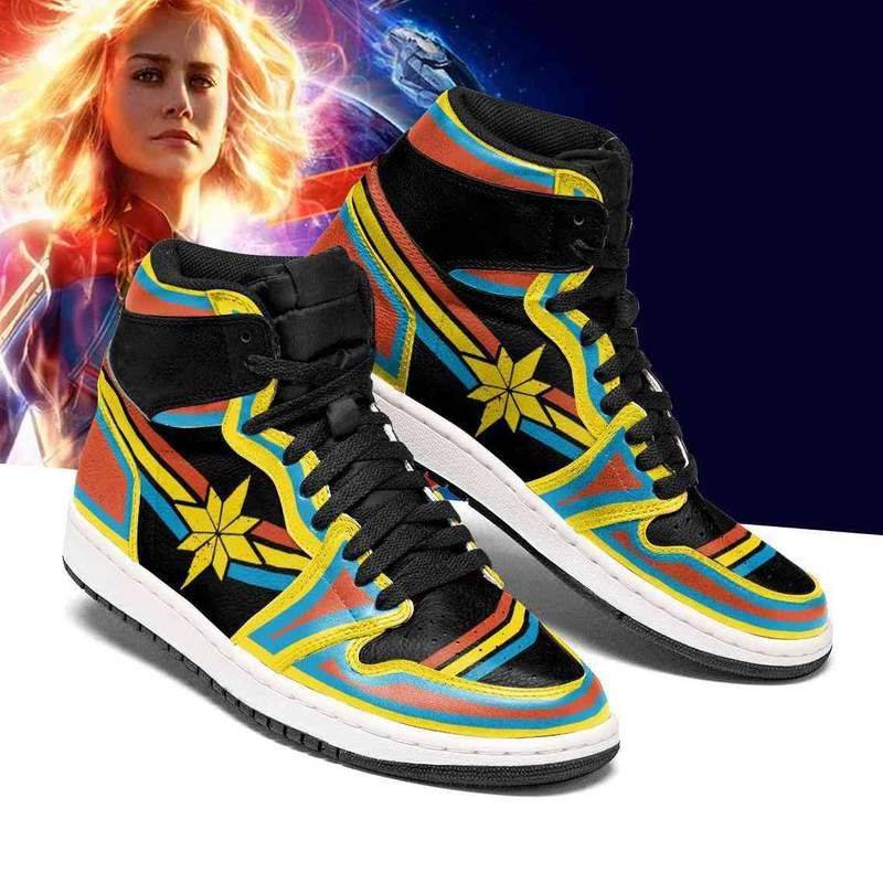 Captain Marvel Marvel Air Jordan Shoes Sport Custom Sneakers