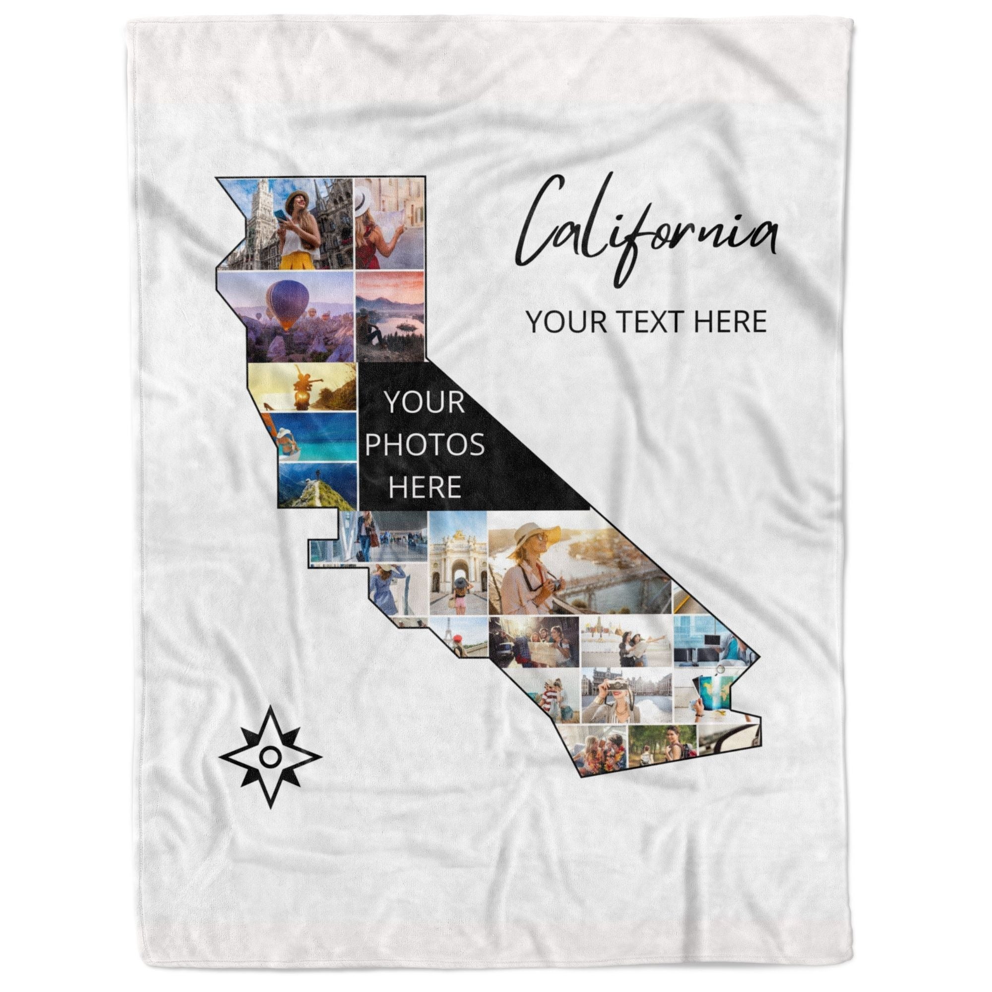 Custom California Picture Blanket