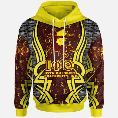 Iota Phi Theta Custom Hoodie – Iota Phi Theta Fraternity Centaur Greek Alphabet Hoodie