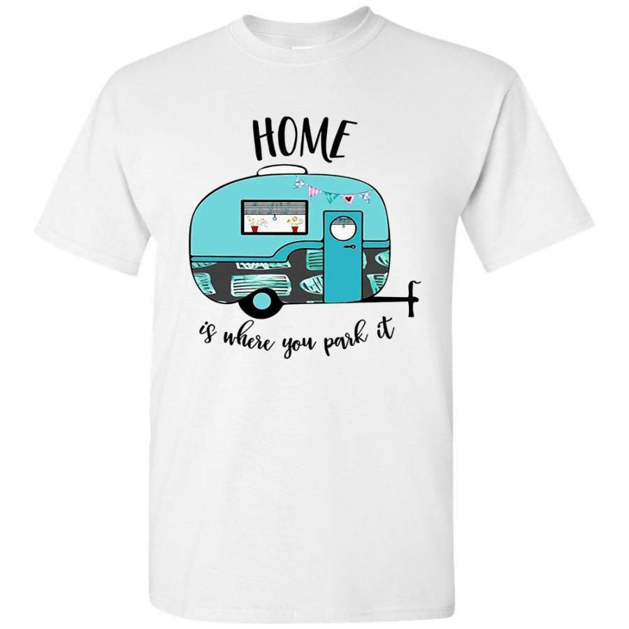 Cute Vintage Camp Trailer T Shirt-RV Retro Camper T Shirt