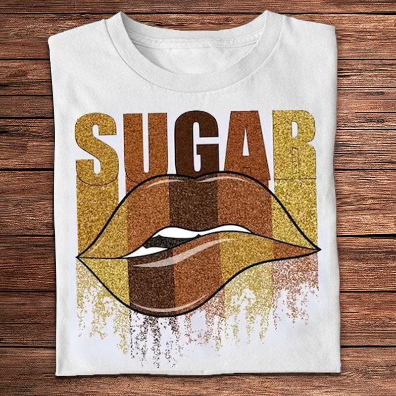 Melanin Drip Brown Sugar Lips African American Shirts