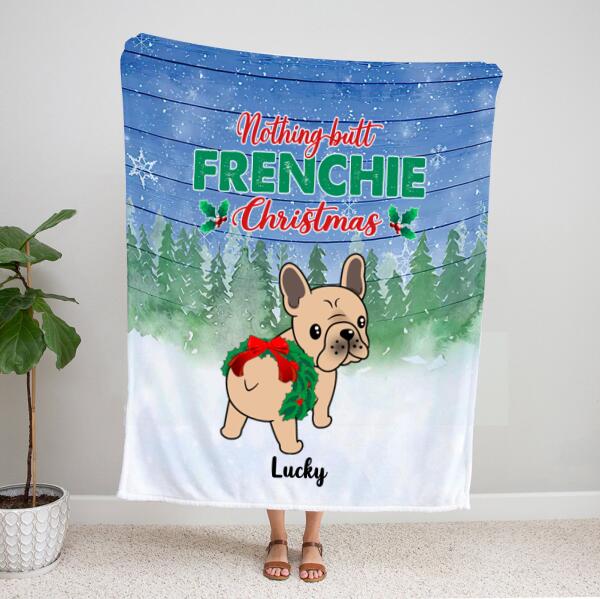 Personalized Christmas Blanket – Best Christmas Gifts For Dog Lovers – Up To 6 Dogs