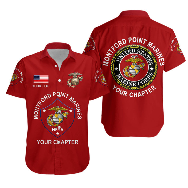 (Custom) Montford Point Marines Hawaiian Shirt African-American Marine Corps Original – Red Lt8