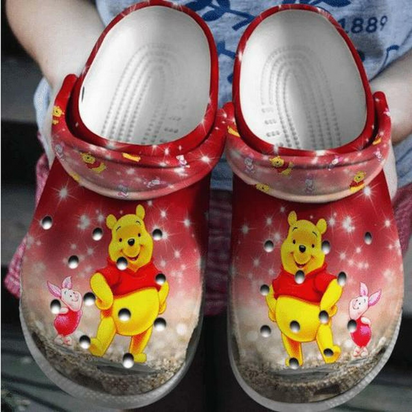 Winnie The Pooh Disney Cartoon Adults Crocs Crocband Clog Shoes For Men Women Ht