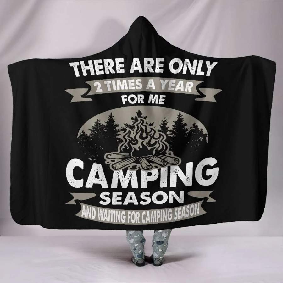 Wozoro Quilt Blanket Camping 2 Times A Year Camping And Waiting For Camping Season Adult, Youth Size