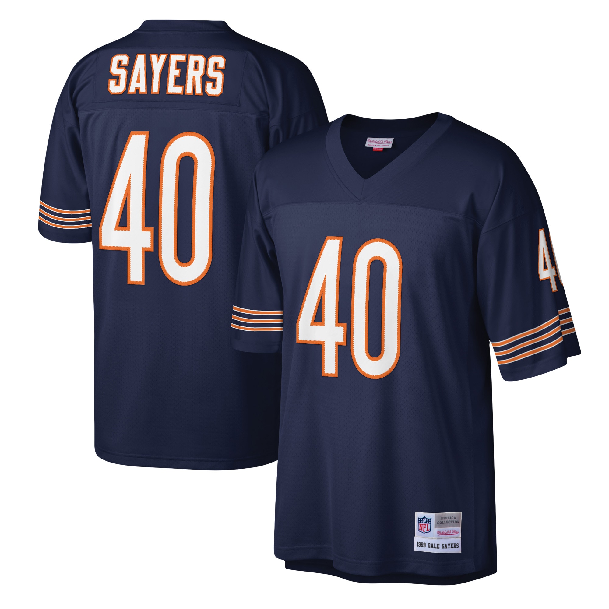 Men’s Chicago Bears Gale Sayers Mitchell & Ness Navy Legacy Jersey