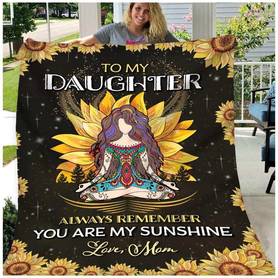 Hippie Blanket Always Remember You Are My Sunshine Gift For Daughter