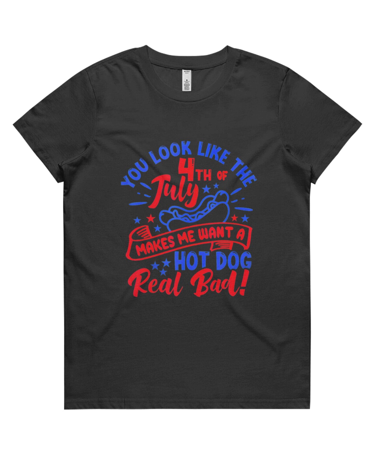 You Look Like The 4Th July Make Me Wants A Hot Dog Real Bad Tank Top Premium Womens T Shirts