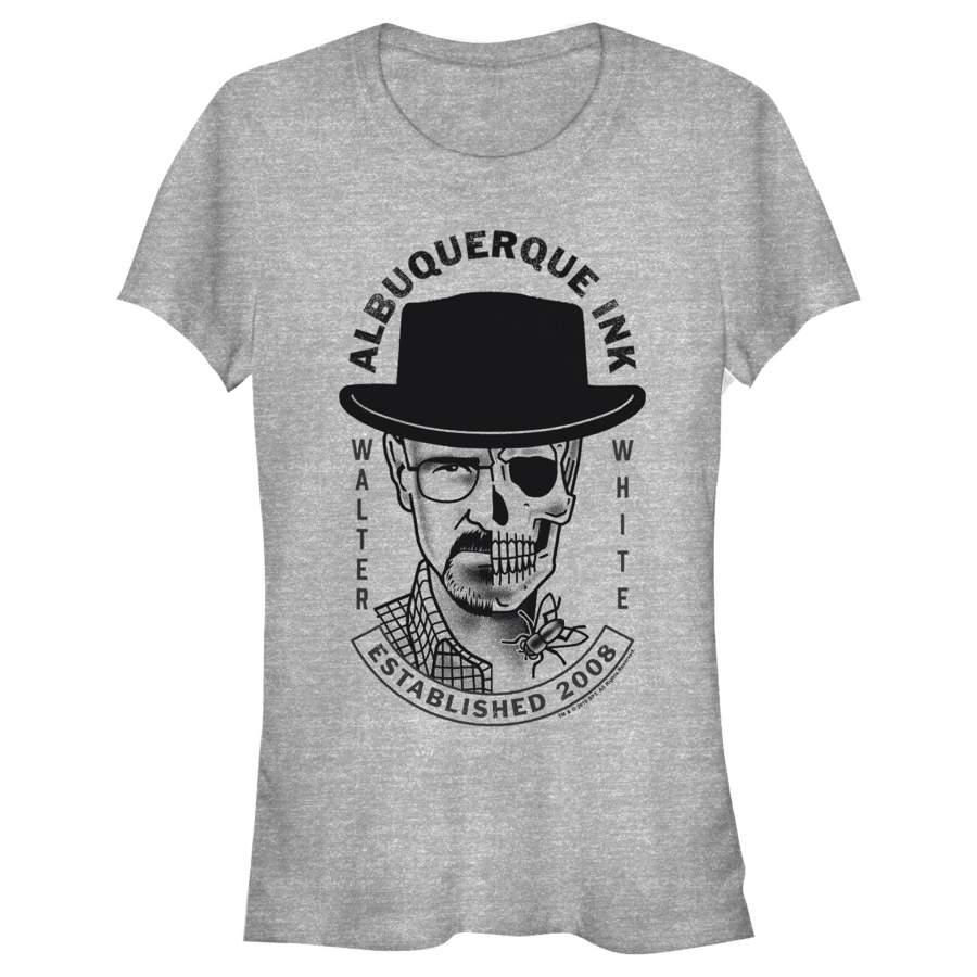 Breaking Bad Junior’s Albuquerque Ink Walter Skull Tattoo  T Shirt