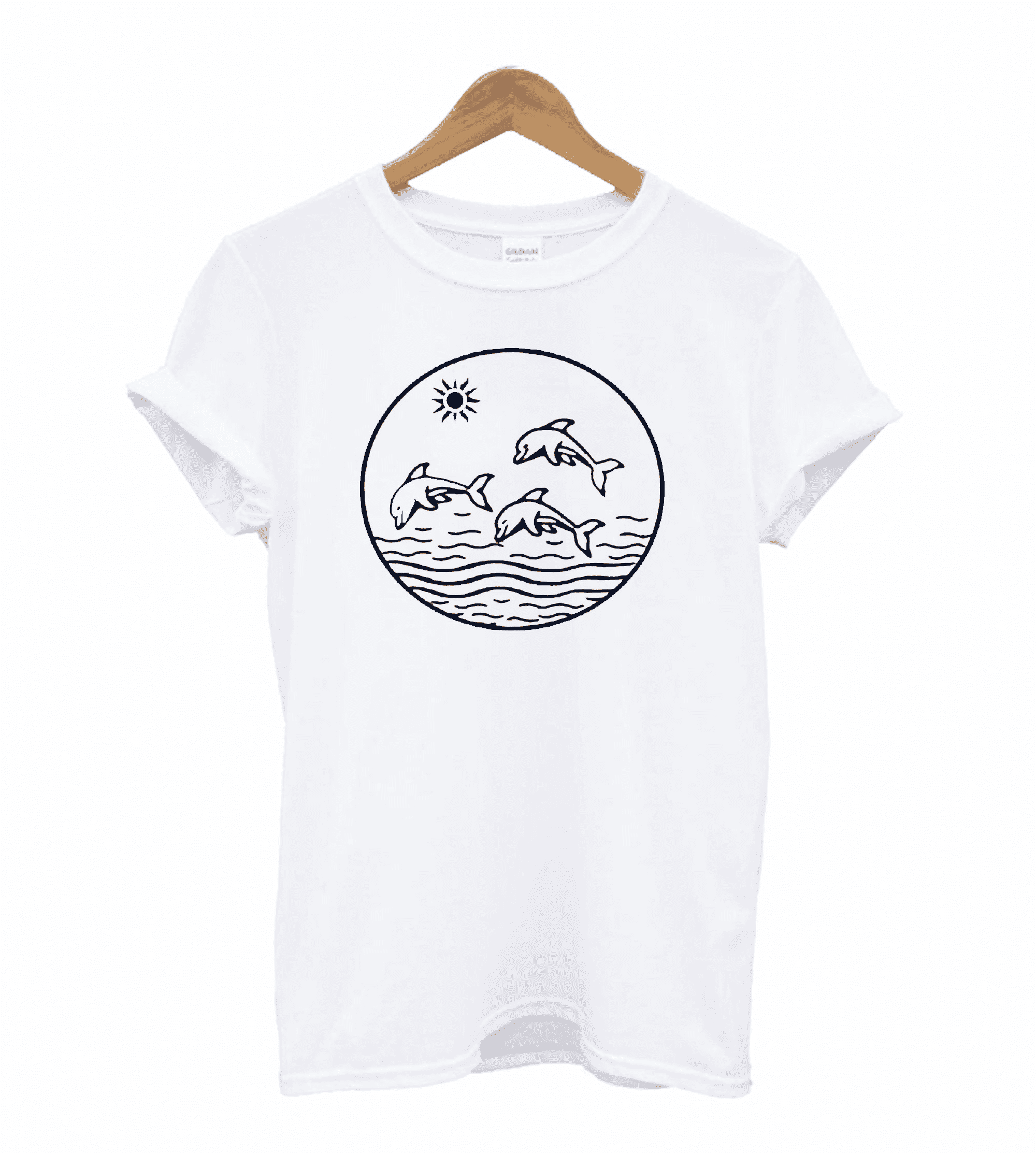 Dolphin Men’S T-Shirt Tee