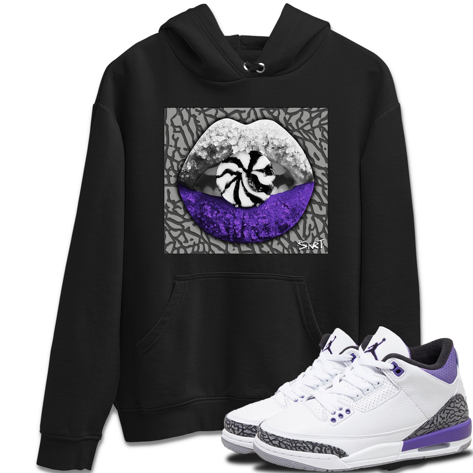 Lips Candy Hoodie – Air Jordan 3 Dark Iris