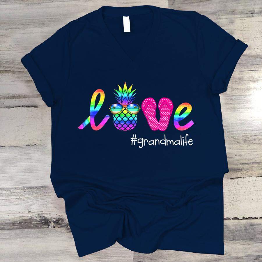 PERSONALIZED SUMMER LOVE GRANDMA LIFE SHIRT