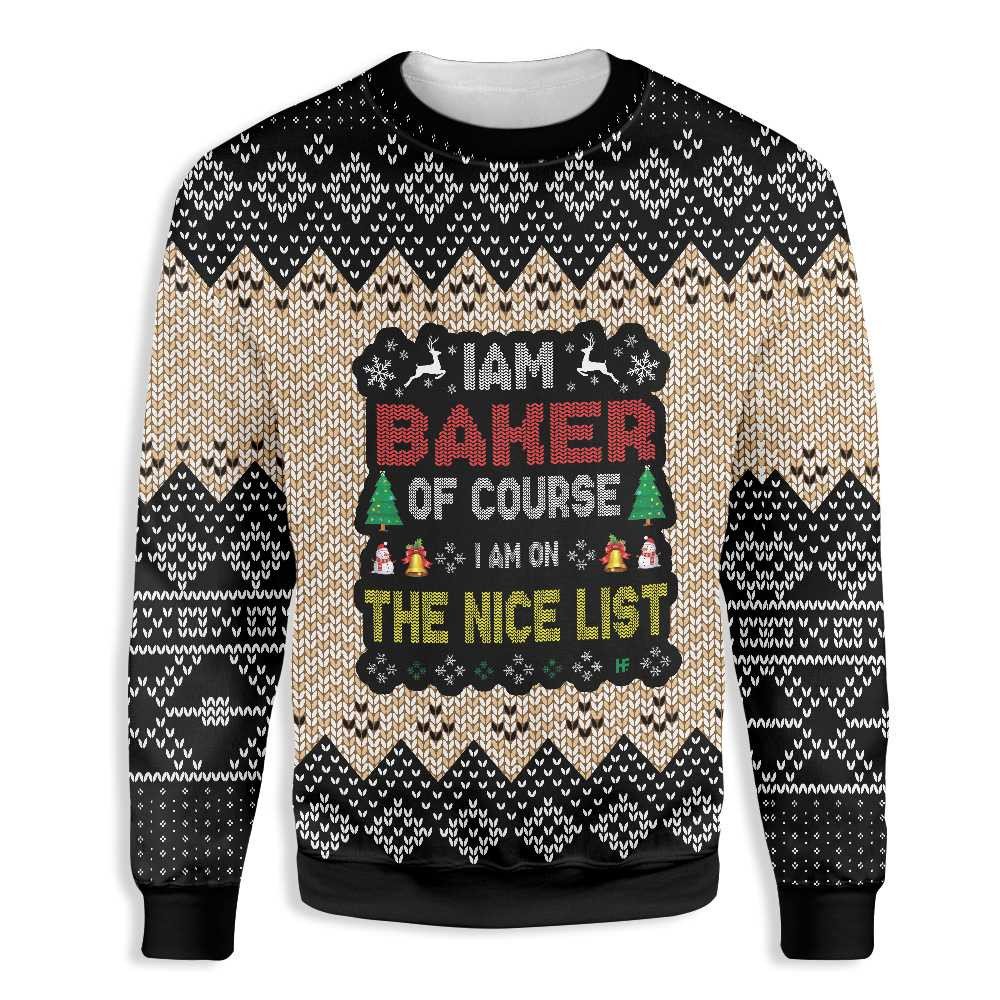 Christmas Baking Ugly Christmas Sweater | For Men & Women | Adult | Us5450