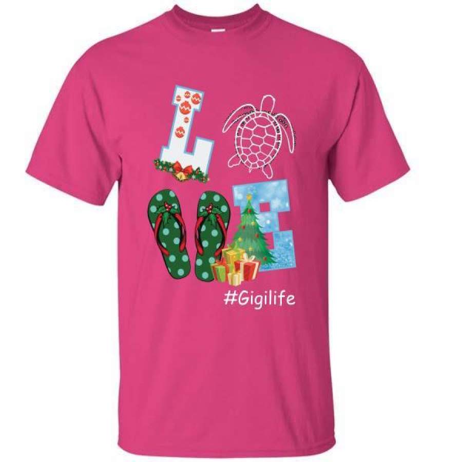 Love Turtle Gigilife Christmas T-Shirt