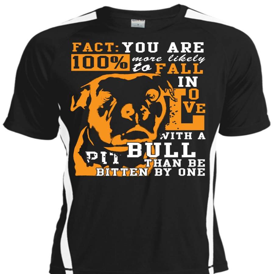 You Are More Likely To Fall T Shirt, In Love With A Pit Bull T Shirt, Cool Shirt