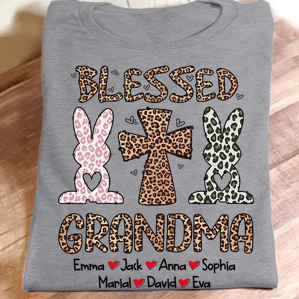 Blessed Grandma Bunny | Personalized T-Shirt