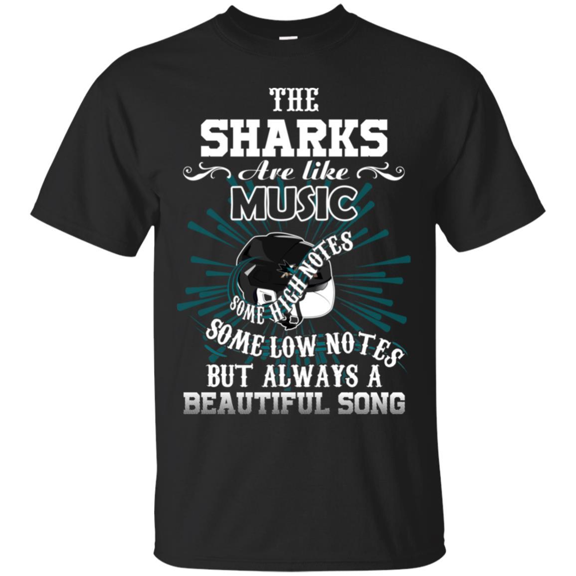 The San Jose Sharks Are Like Music Tshirt For Fan