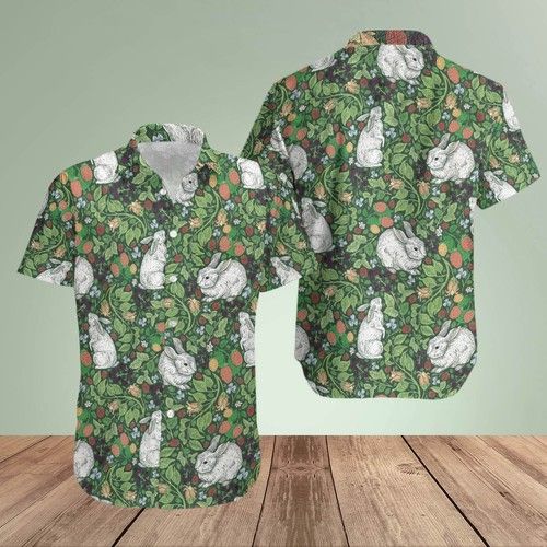 Rabbit Pattern Print Design Hawaiian Shirt