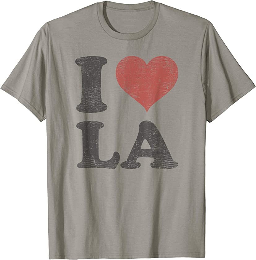 Vintage, retro, I heart LA, Las Angeles, California T-Shirt