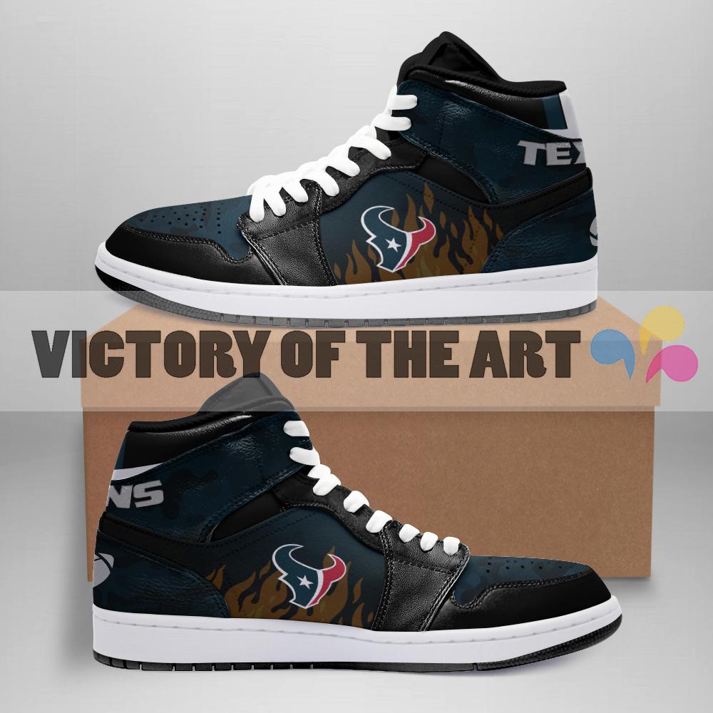 Pro Shop Camo Logo Houston Texans Jordan Sneakers