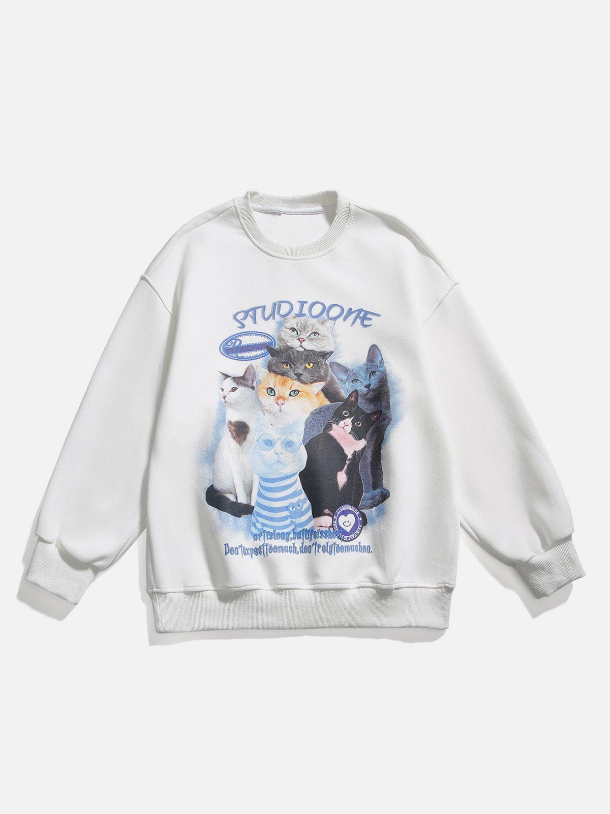 Talishko™ – Cute Cat Print Sweatshirt