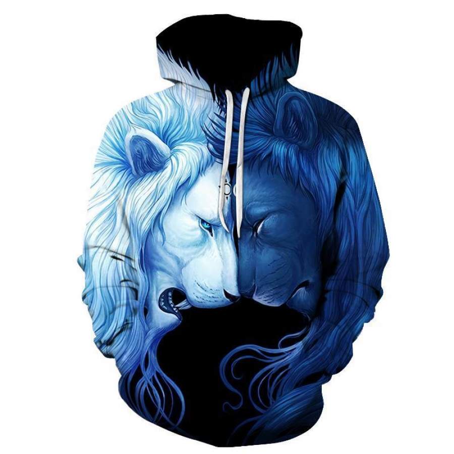 2019 Animal Hoodies 3D Unisex Pull Over Hoodie For Adult