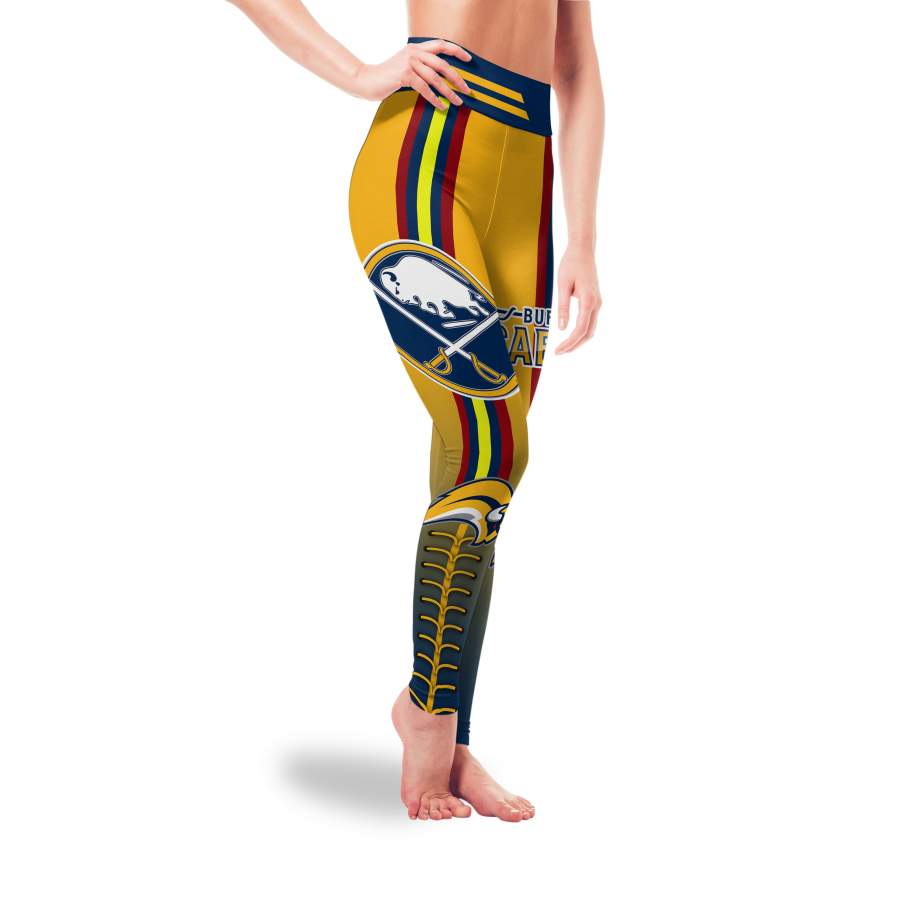 Cute Twins Logo Buffalo Sabres Leggings For Fans