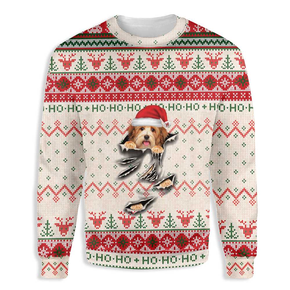 Ugly Christmas Havanese Scratch Ez12 1510 All Over Print Sweatshirt