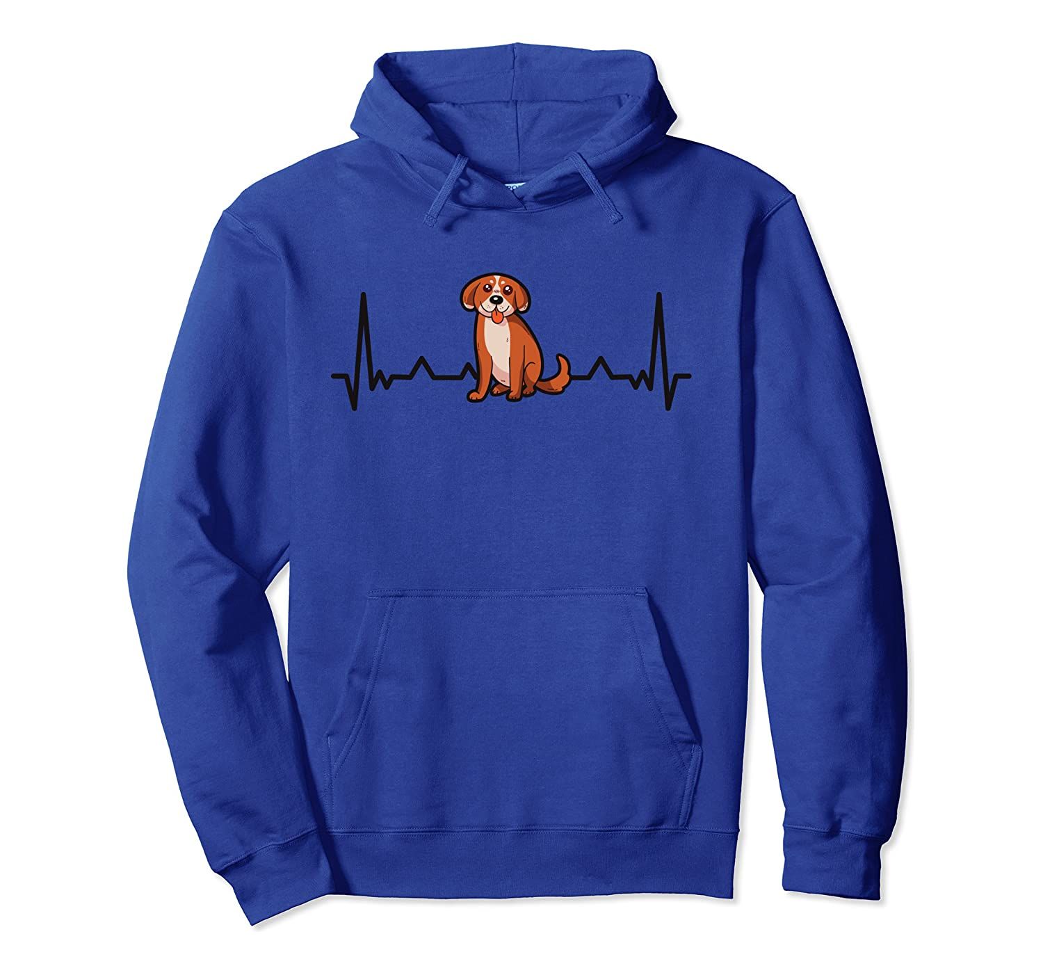 My heart beats for my dog – Cute Puppy Graphic Pullover Hoodie, T-Shirt, Sweatshirt, Tank Top, Racerback, Dolman