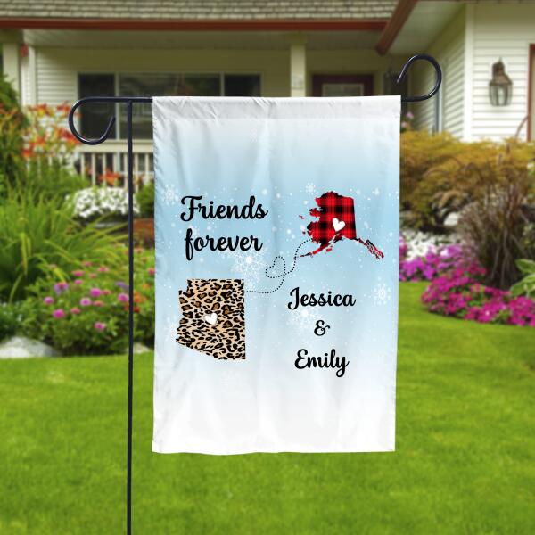 Personalized Merry Christmas Flag – Christmas Gifts For Teens – Custom Gift For Best Friend