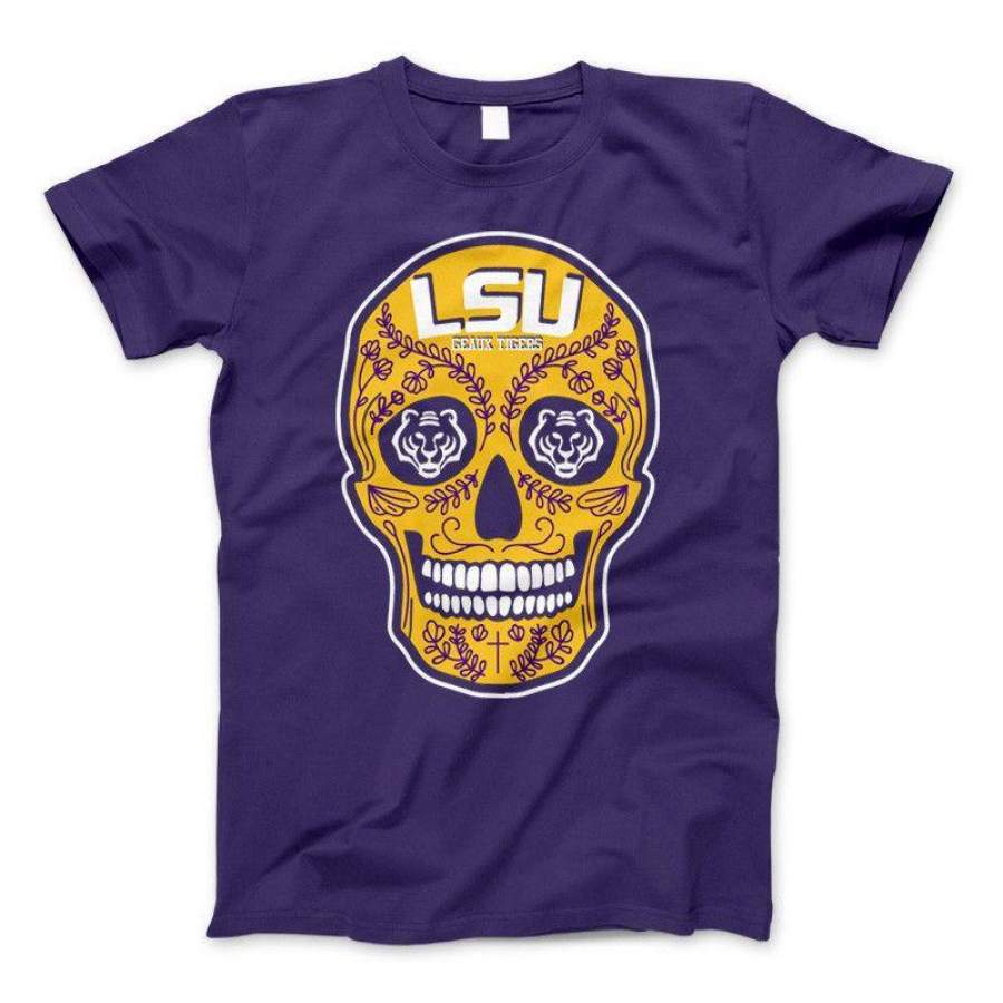 Tigers Skull Limited Edition Print T-Shirt & Apparel