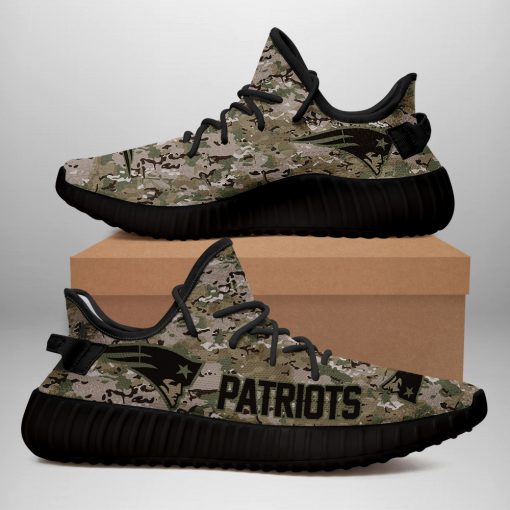 New England Patriots U.S. Military Camouflage Shoes – Free Shipping