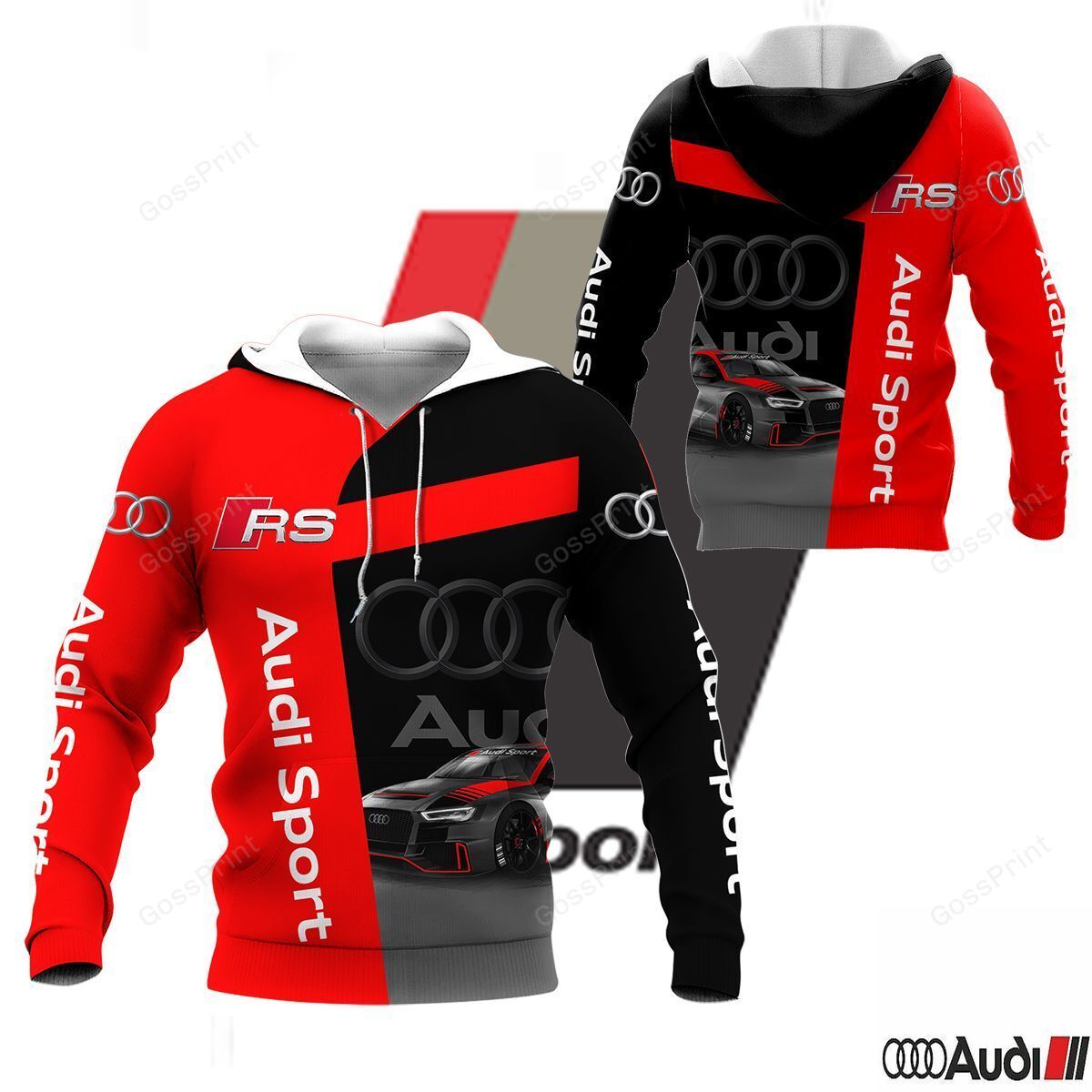 3D All Over Printed Audi Shirts Ver 81