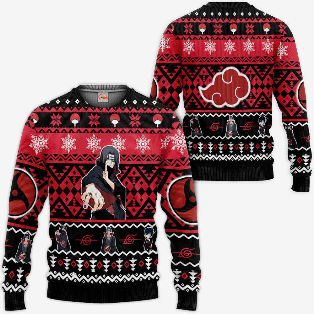 Akt Itachi Ugly Christmas Sweater Custom Xmas Gifts Idea