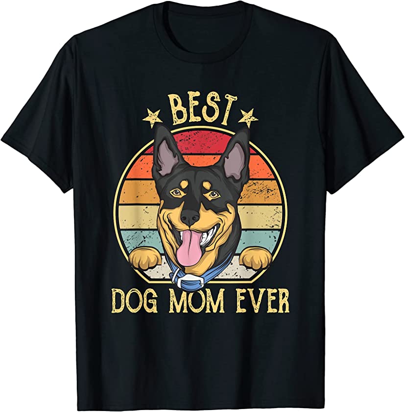 Dog Mama Puppy Mom Australian Kelpie T-Shirt