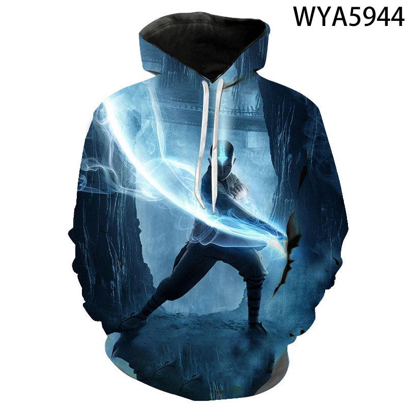 3D Printed Anime Avatar The Last Airbender Pullovers Hoodies Sweatshirt