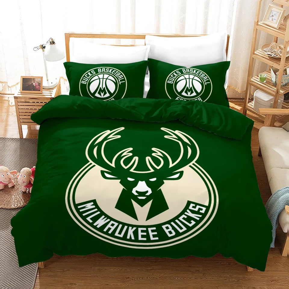 Basketball Milwaukee Basketball Bucks#4 Duvet Cover Quilt Cover Pillowcase Bedding Set Bed Linen Home Decor