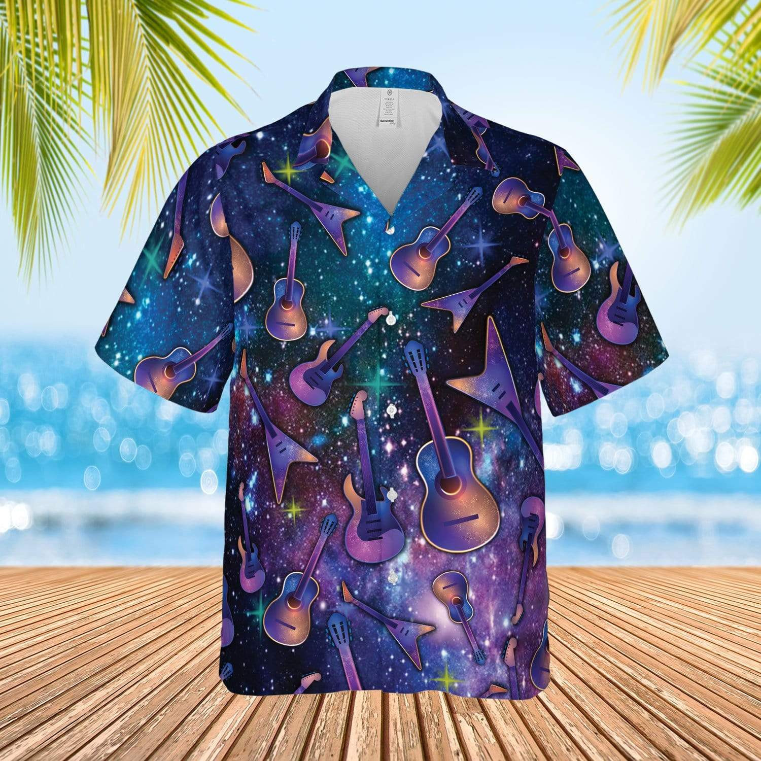 Amazing Galaxy Guitar Hawaii Shirt Unisex Adult Ha99678