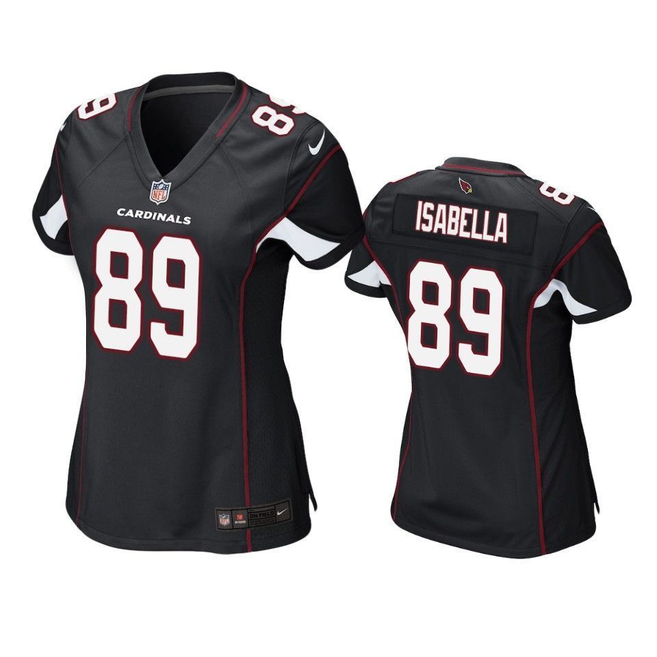 Arizona Cardinals Andy Isabella 2019 NFL Draft Black Game Womens Jersey