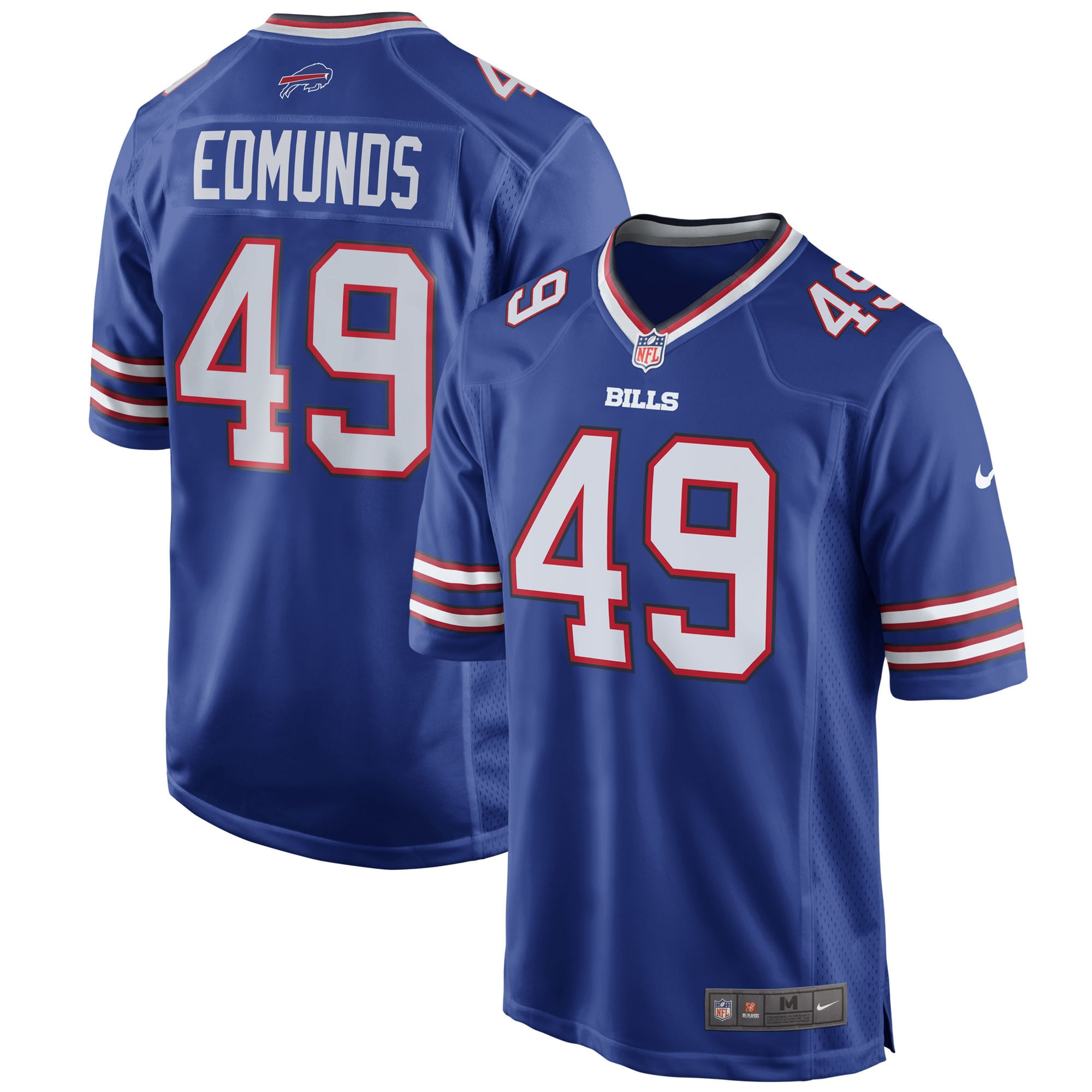 Tremaine Edmunds Buffalo Bills Game Player Jersey – Royal NFL