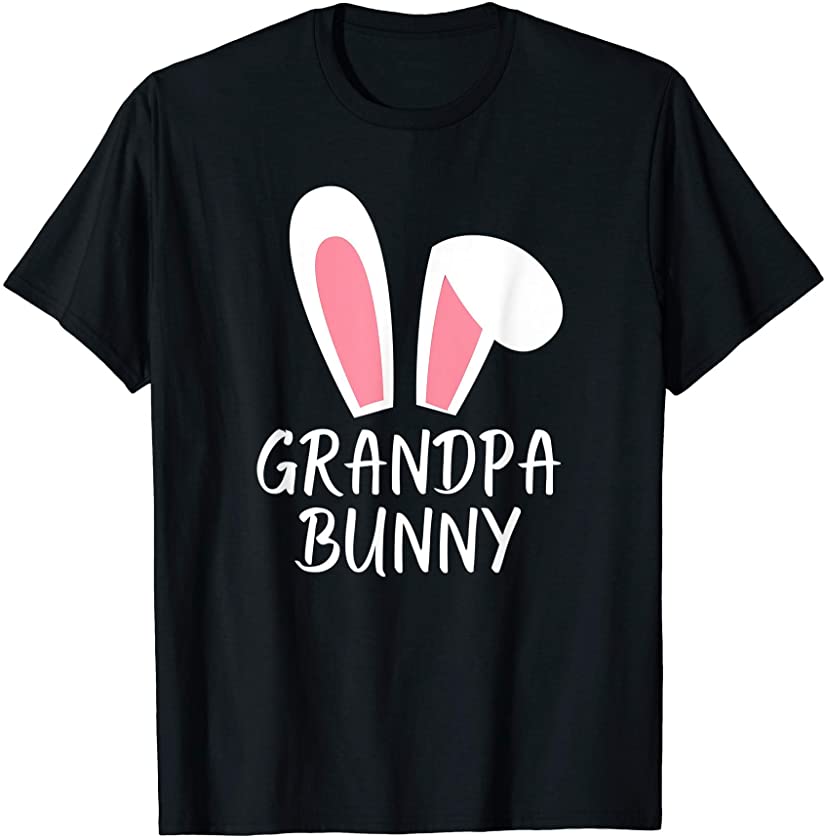 Mens Family Matching Happy easter day bunny Grandpa gift T-Shirt