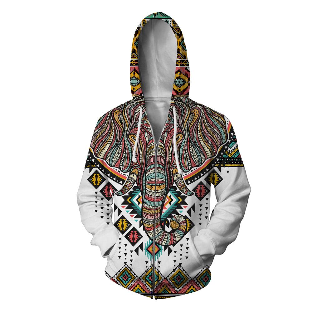 3D All Over Elephant Bohemian Style