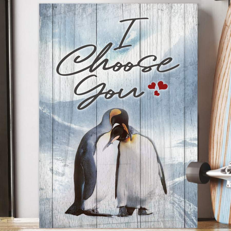 Penguin –  I Choose You Quote Only –  Poster