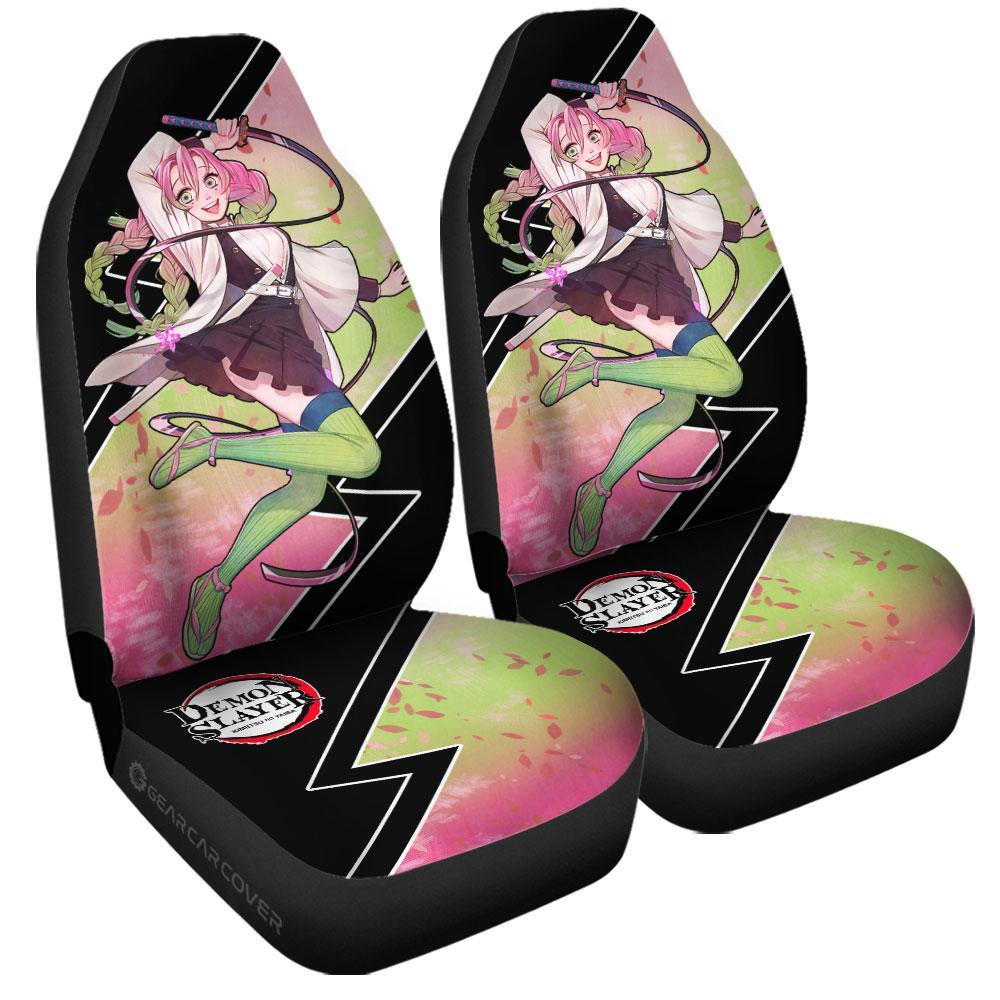 Mitsuri Kanroji Car Seat Covers Custom Demon Slayer Anime Car ...