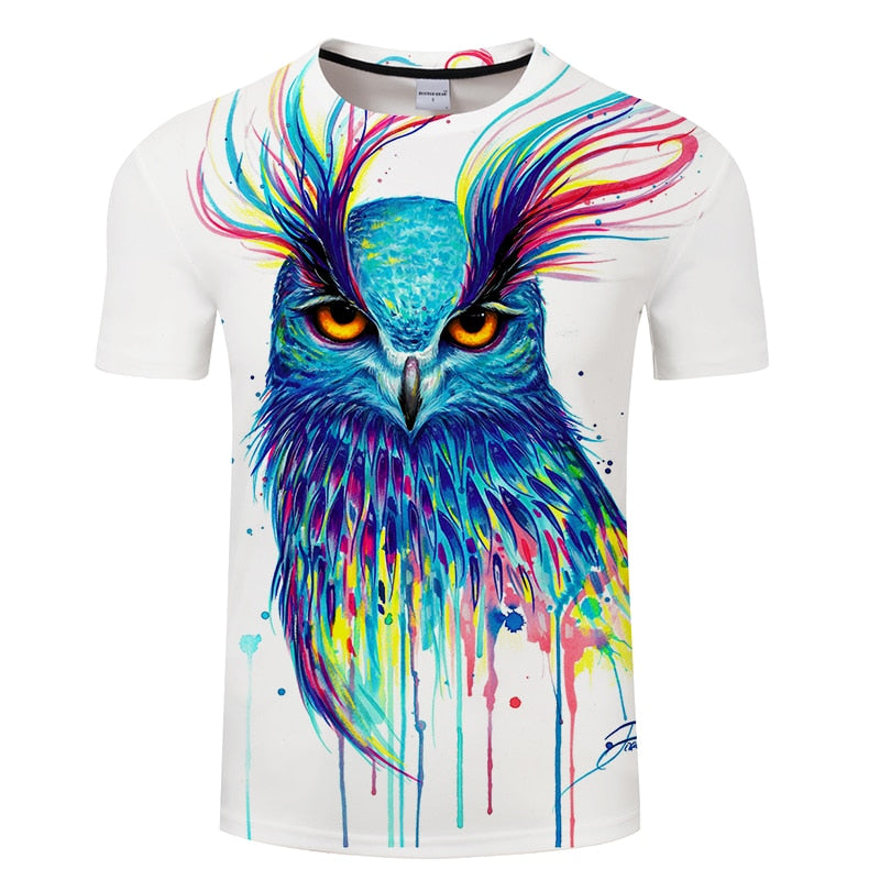 Colorful Owl T-Shirt